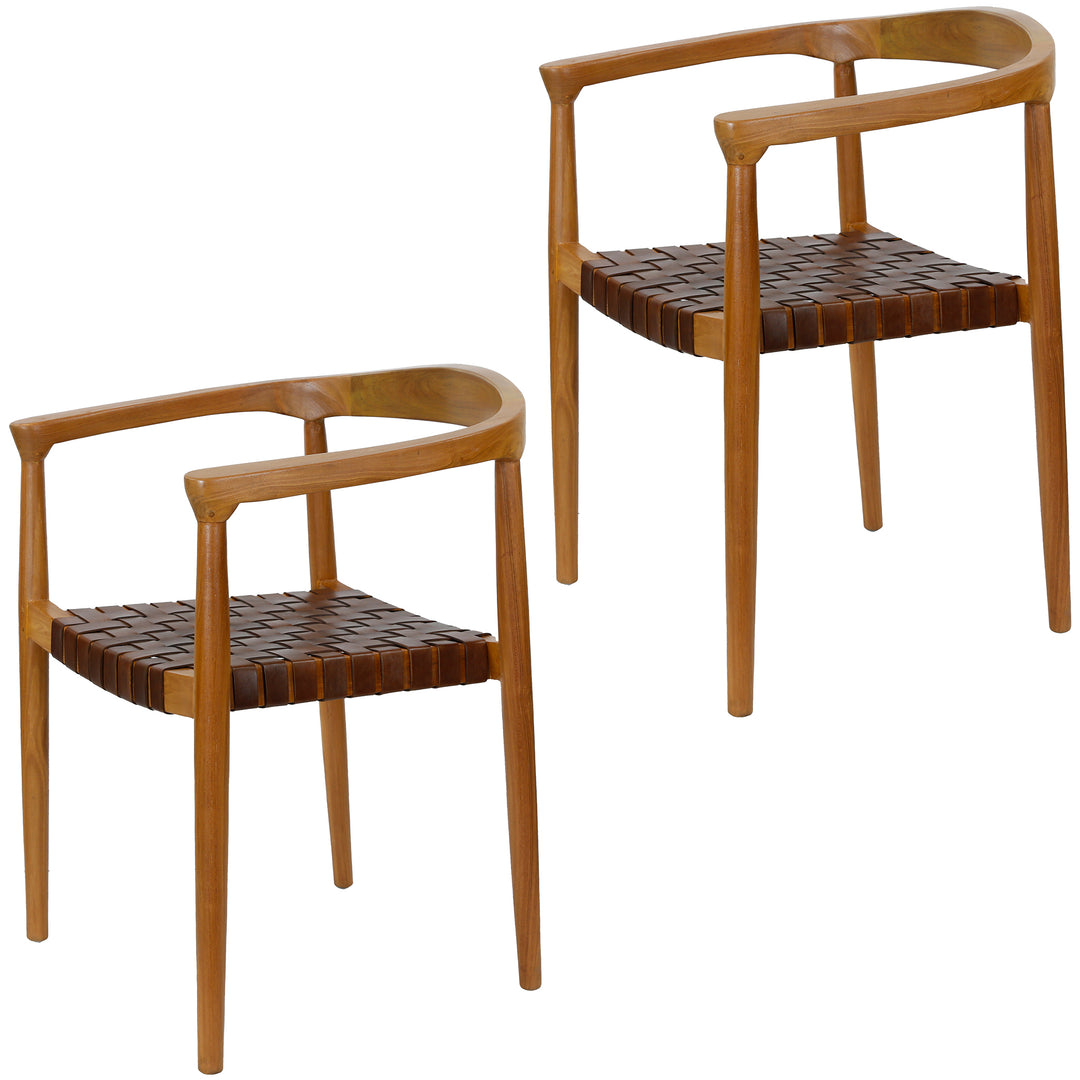 Leren stoel eetkamer