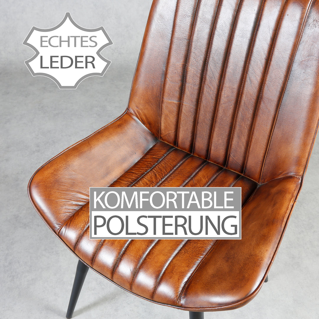 Stoel eetkamer leer