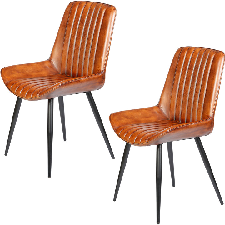 Stoel eetkamer leer