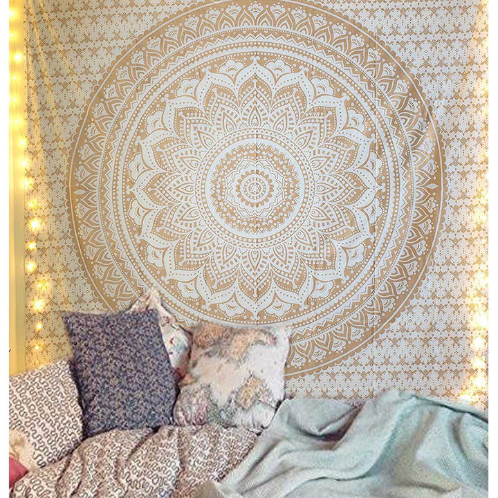 XXL bed throw Mandala Amba 240