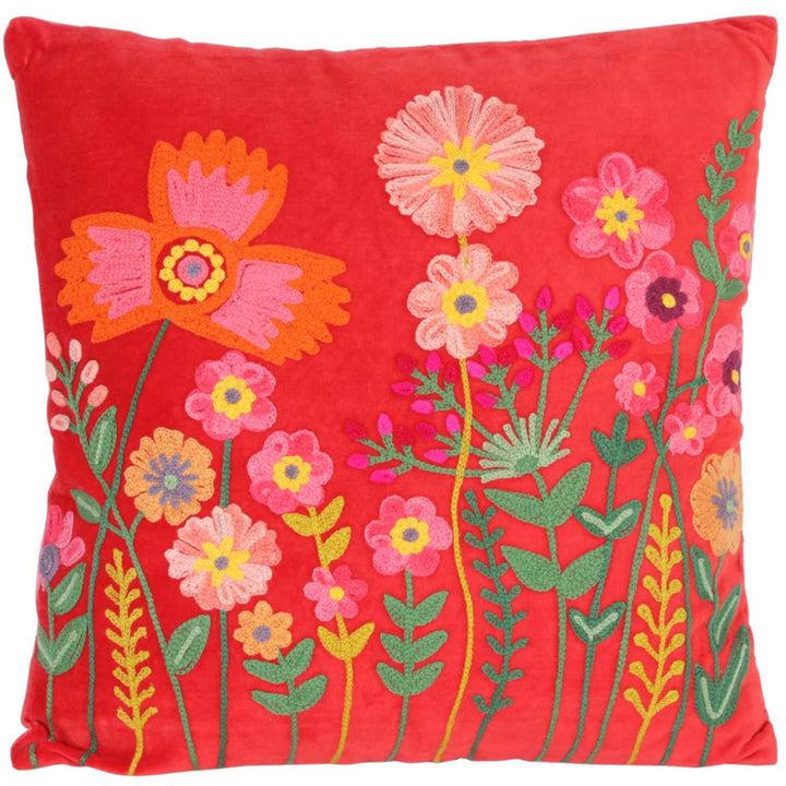 Decokussen Livia met bloemenmotief