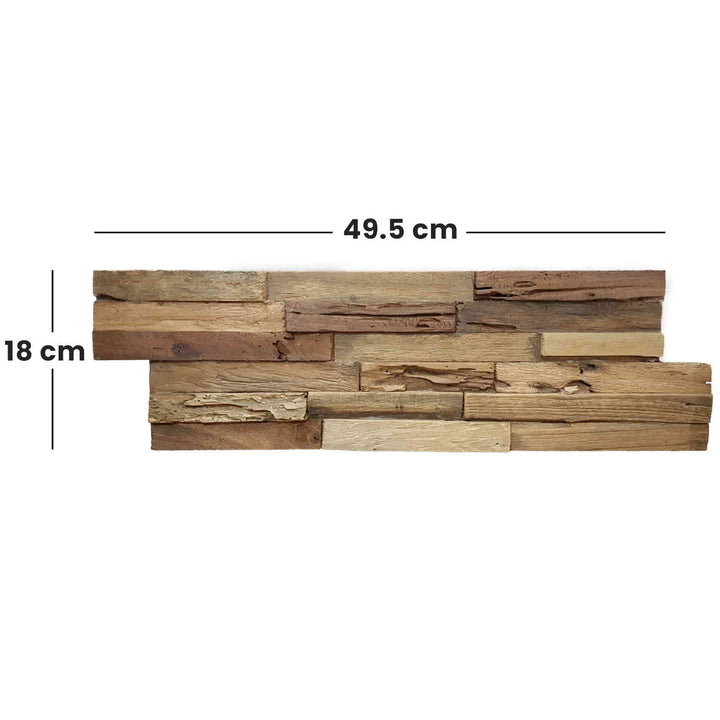 Houten wandbekleding Natural Coral