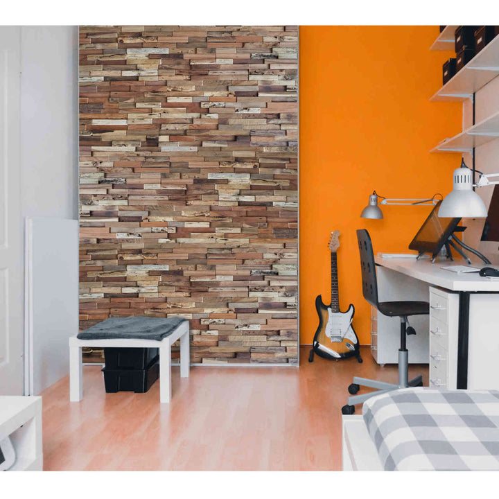 Houten wandbekleding Natural Coral