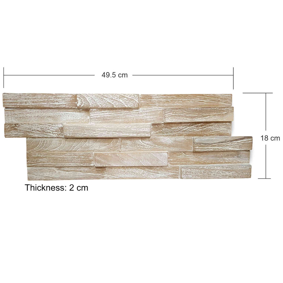 Houten wandbekleding New Wave