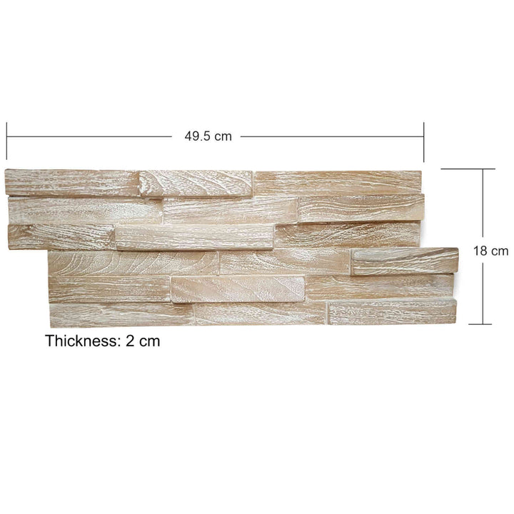 Houten wandbekleding New Wave