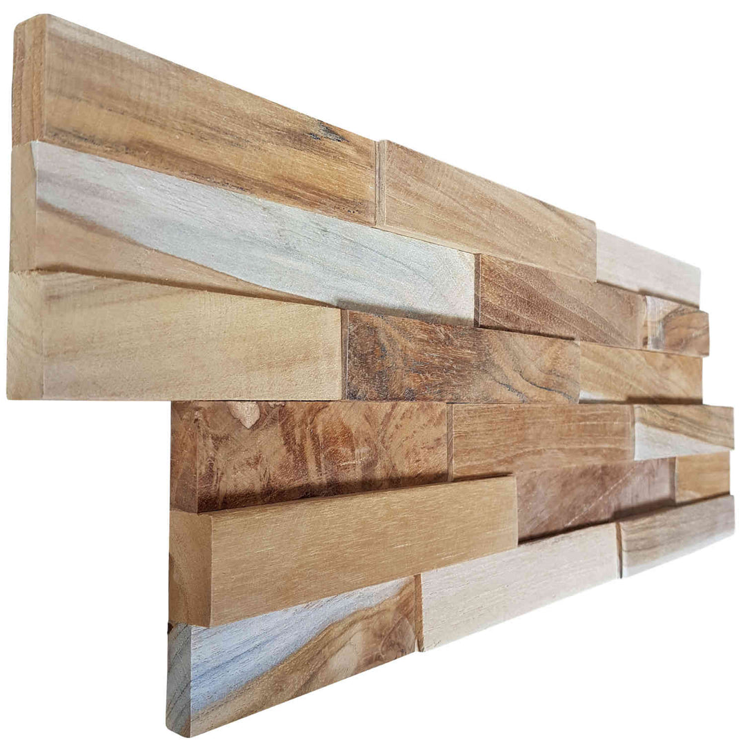Houten wandbekleding Smooth Wave