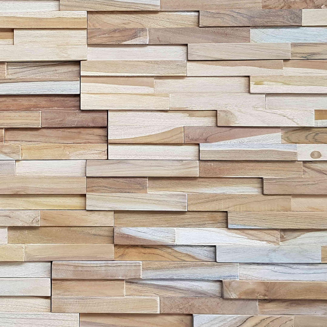 Houten wandbekleding Smooth Wave