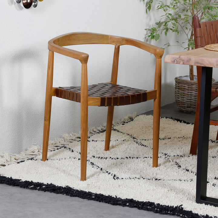 Leren stoel eetkamer