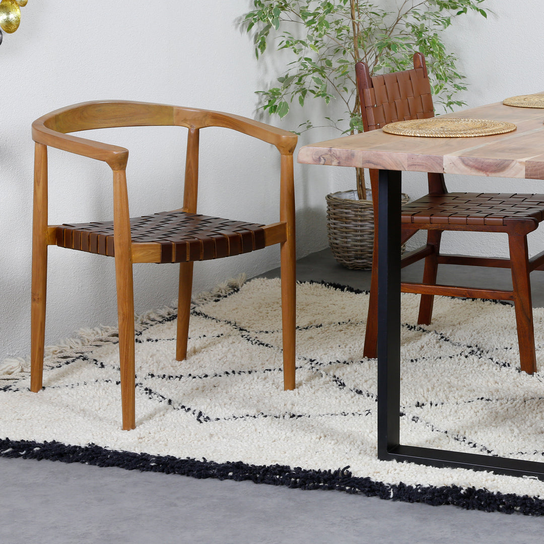Leren stoel eetkamer