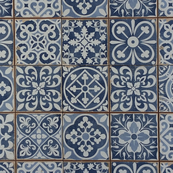 Marokkaanse tegels Rahel Blau Patchwork