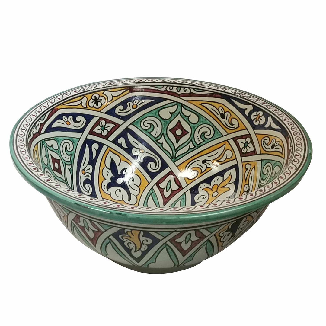 Moroccan ceramic washbasin Fes140