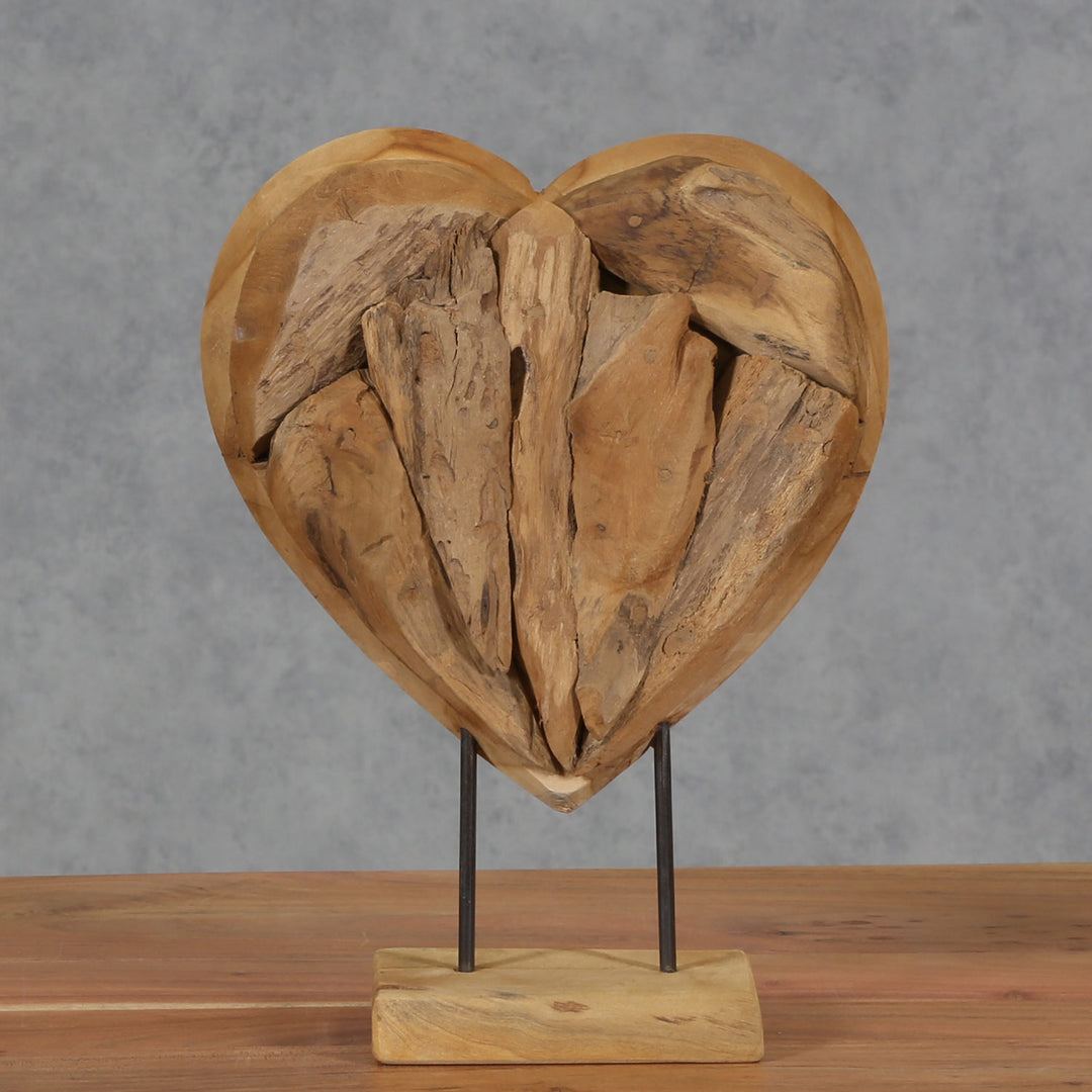 Hart sculptuur Malina