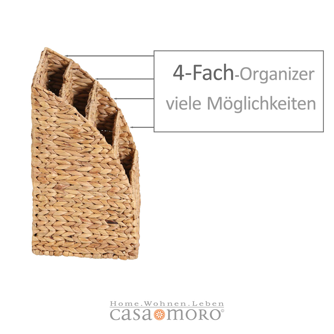 Organizer Sabrina met 4 vakken