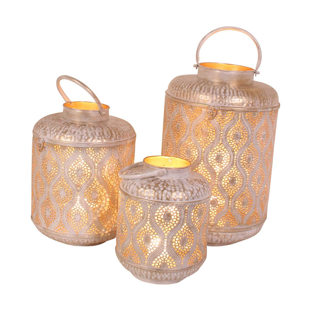 Oosterse lantaarns Suraya, set van 3