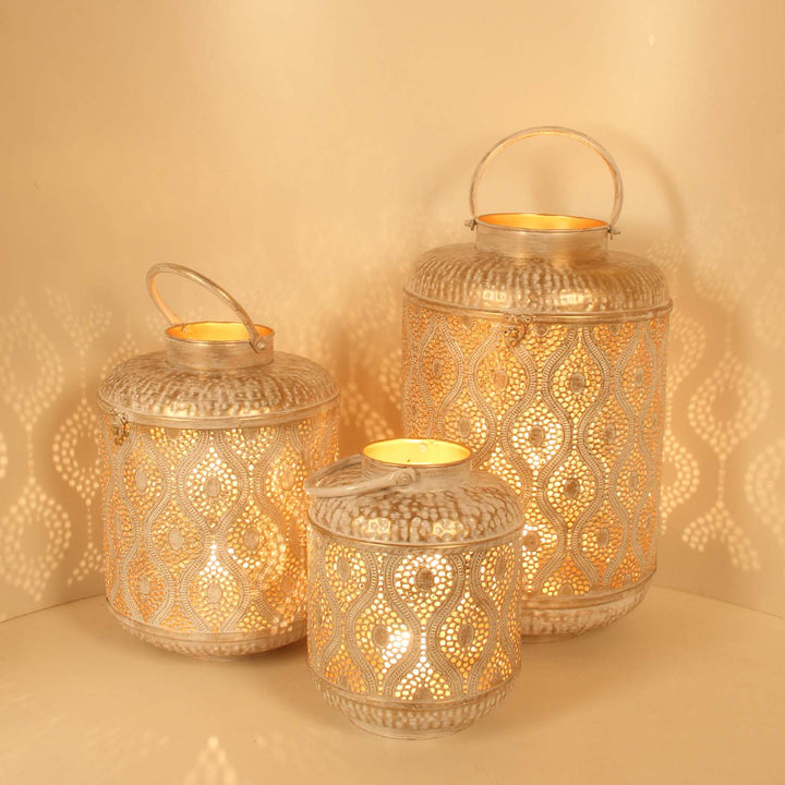 Oosterse lantaarns Suraya, set van 3