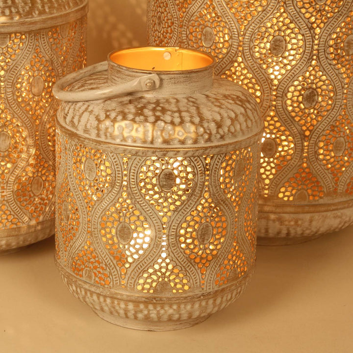 Oosterse lantaarns Suraya, set van 3
