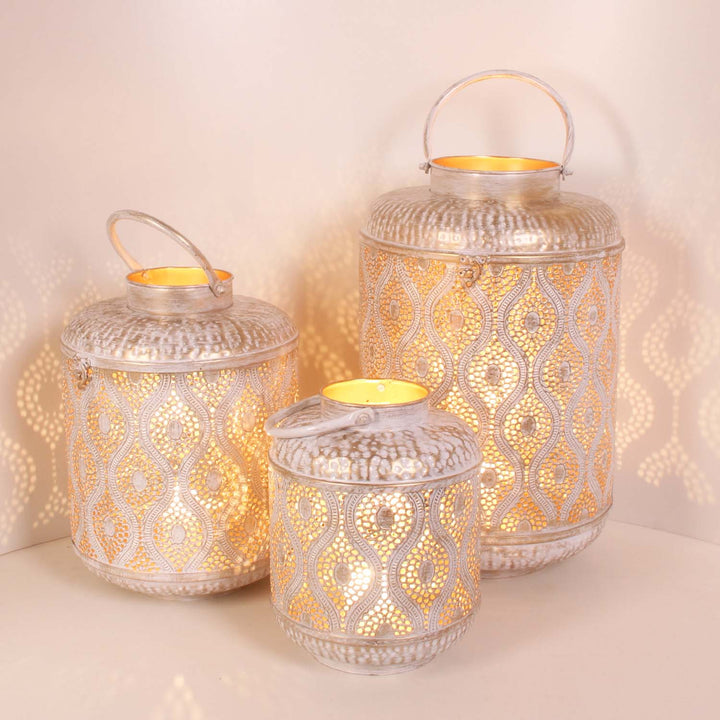 Oosterse lantaarns Suraya, set van 3