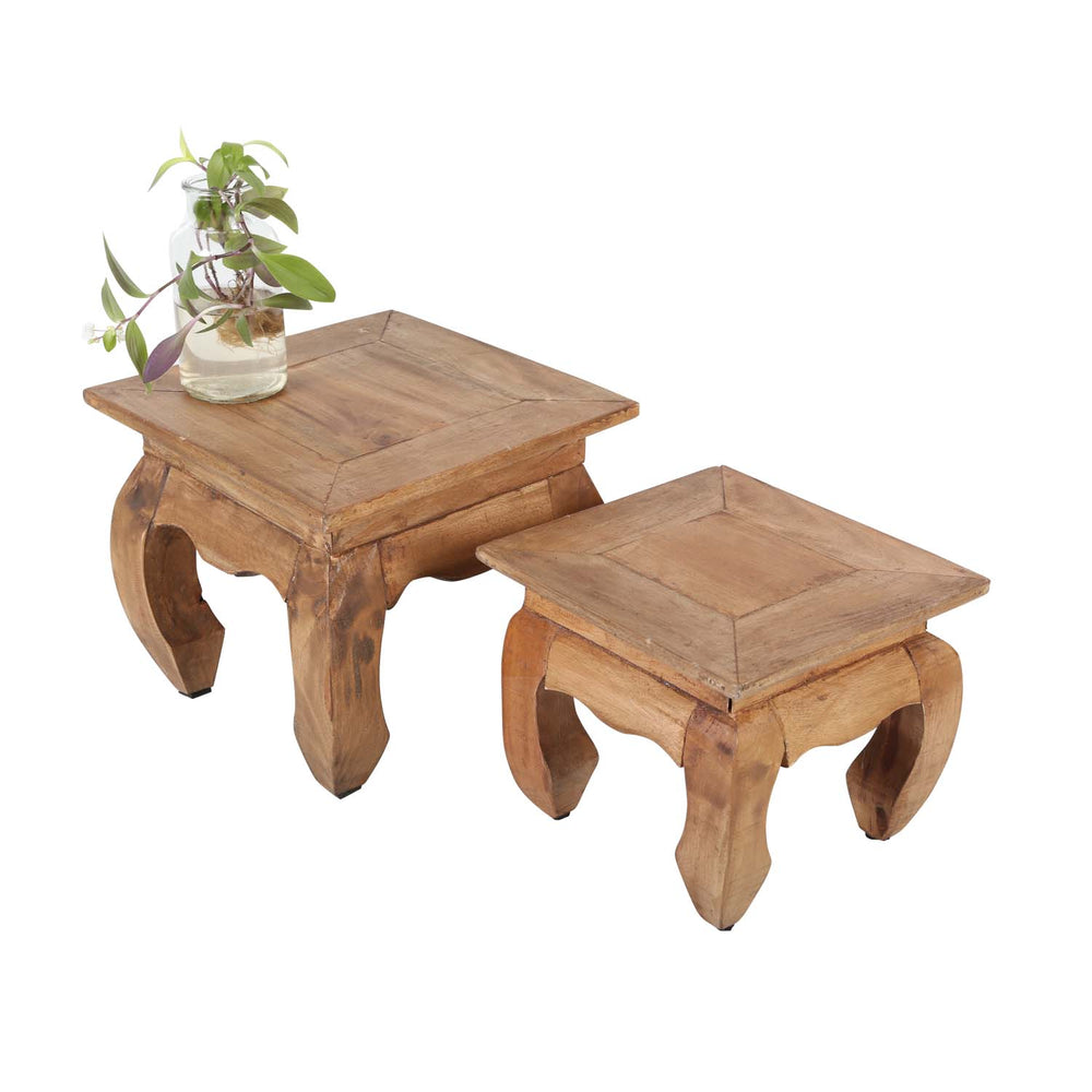 Casa Moro Aroon L Oosterse houten kruk met fijn messing inleg 30 x 30 x 15 cm (b x d x h) handgemaakt in het Oosten | MA25-70 Casa Moro Aroon L Oosterse houten kruk met fijn messing inleg 30 x 30 x 15 cm (b x d x h) handgemaakt in het Oosten | MA25-70