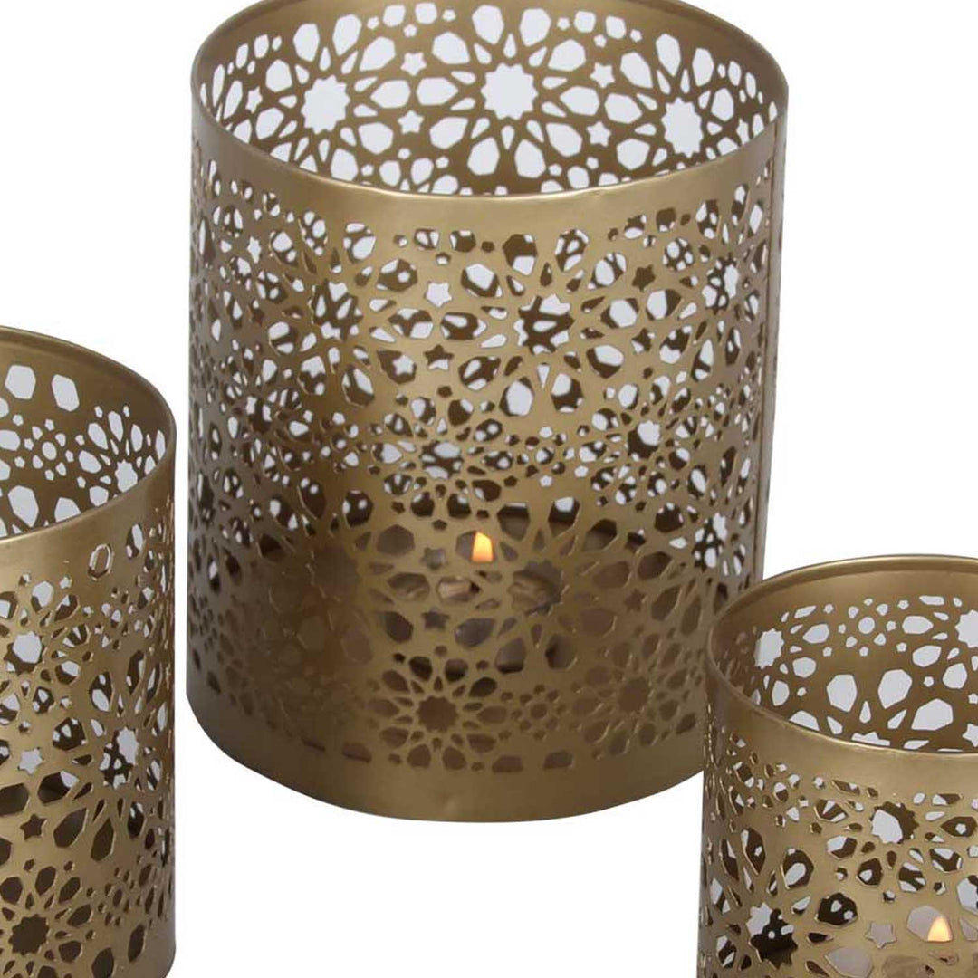 Oosterse windlichten set Navin