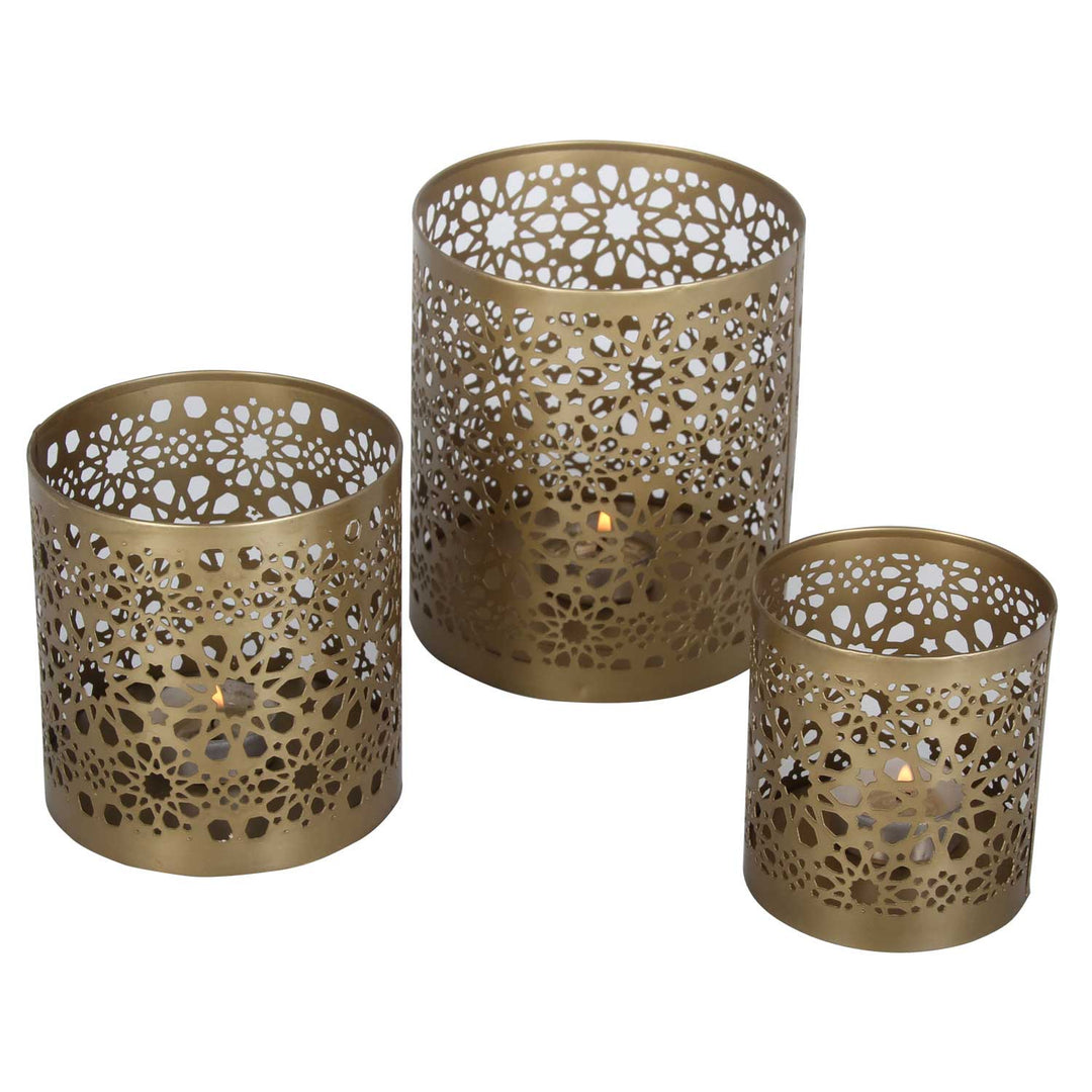 Oosterse windlichten set Navin