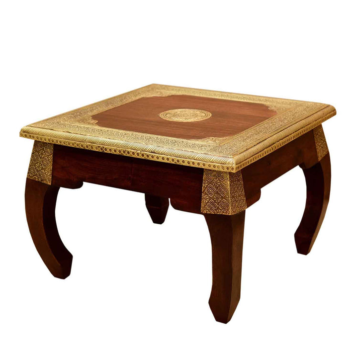 Oosterse opiumtafel messing M
