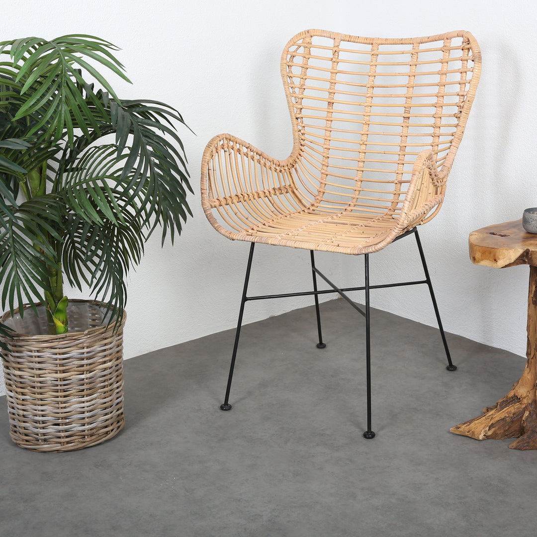 Rotan fauteuil Monia