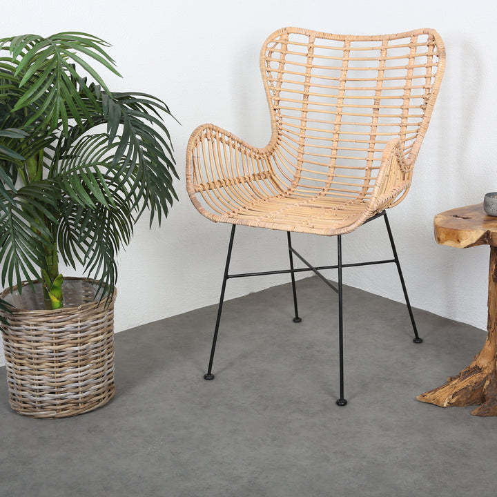 Rotan fauteuil Monia