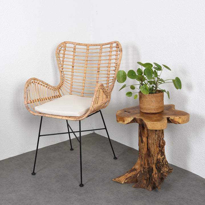 Rotan fauteuil Monia