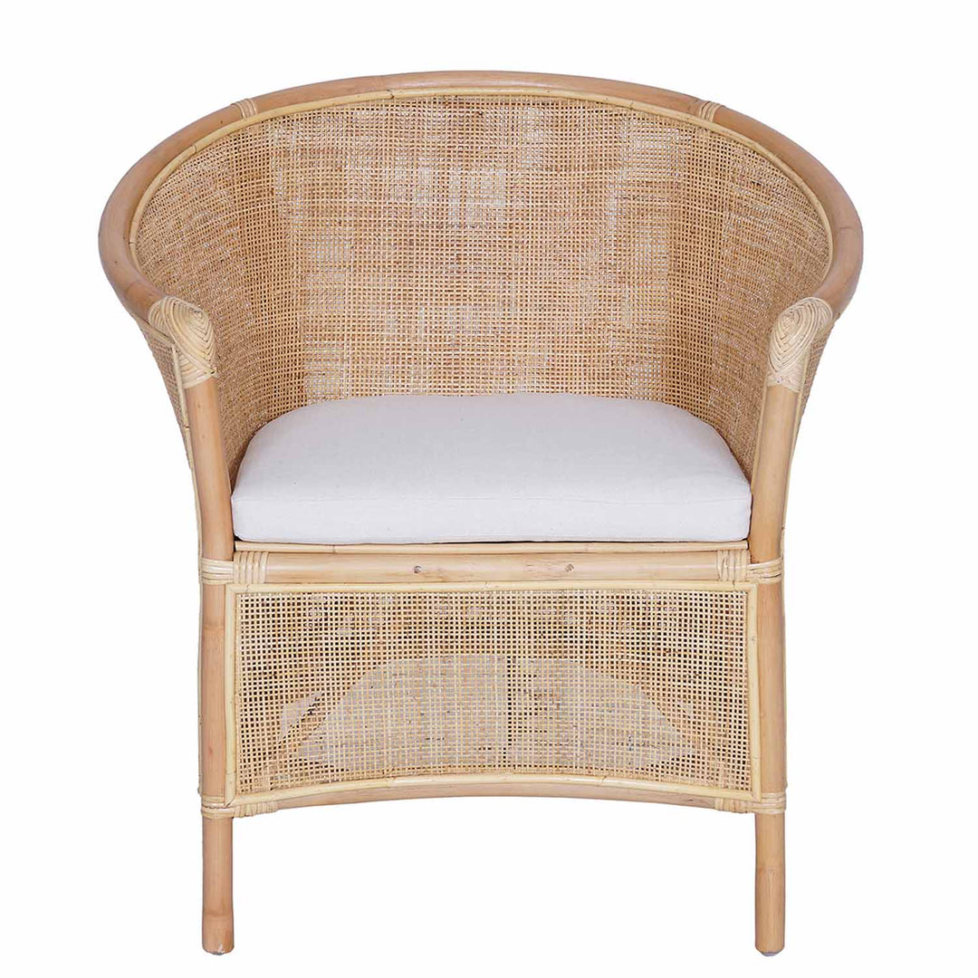 Rotan fauteuil Sumatra naturel