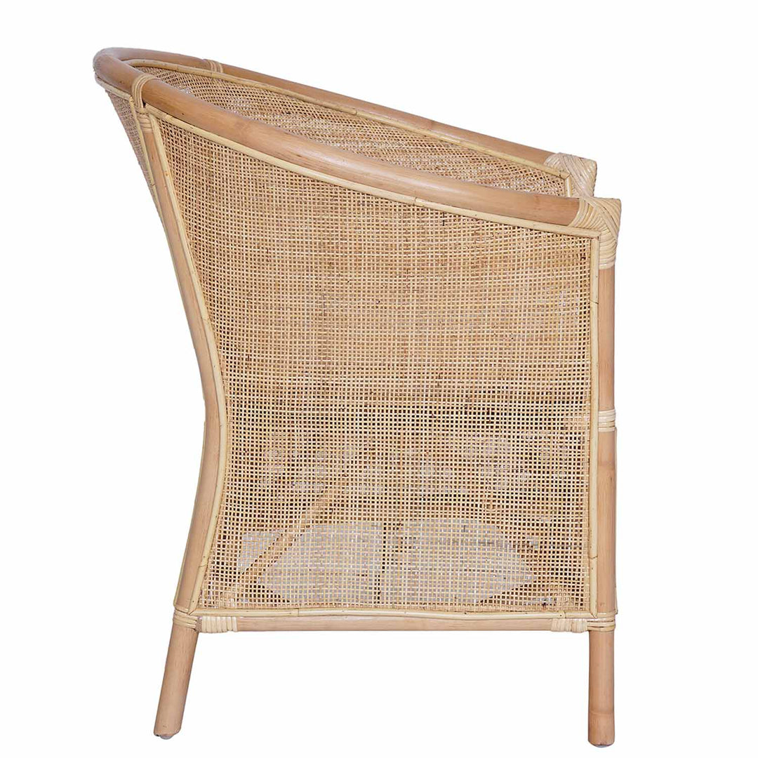 Rotan fauteuil Sumatra naturel