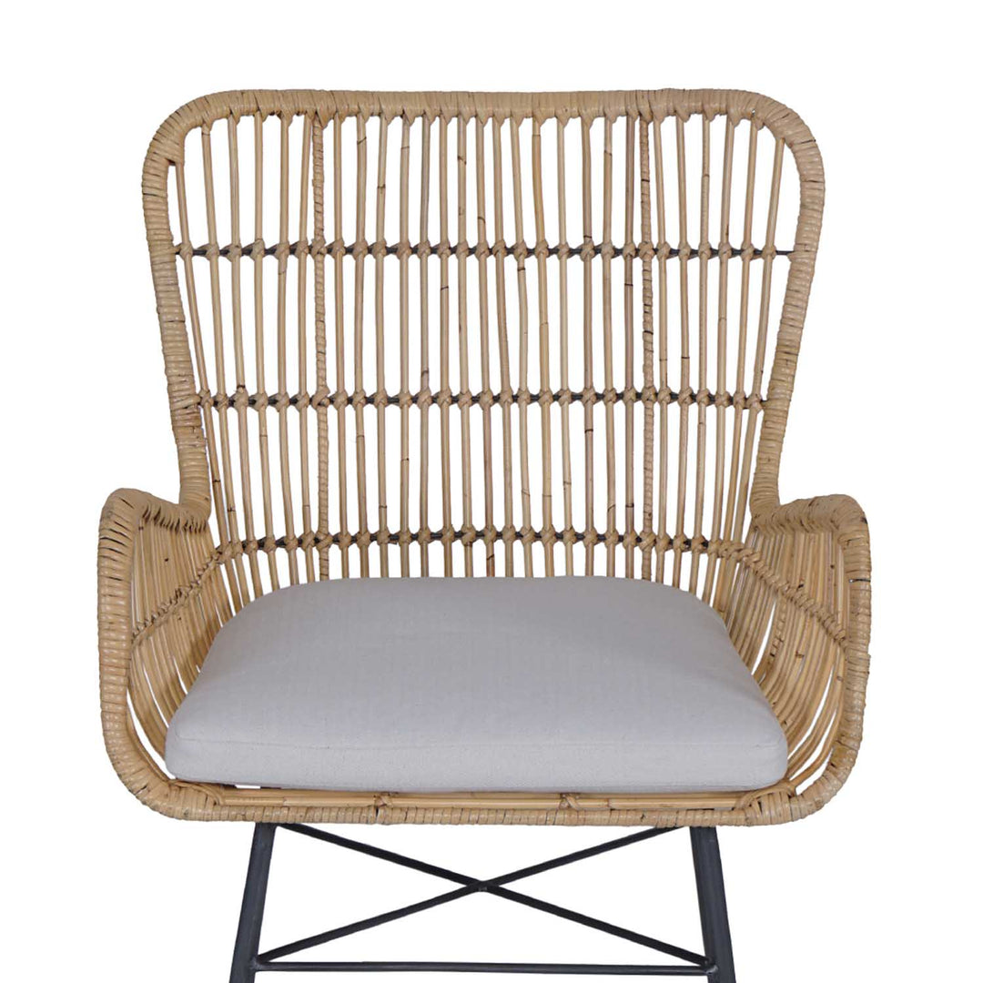 Rattan armchair Gusti