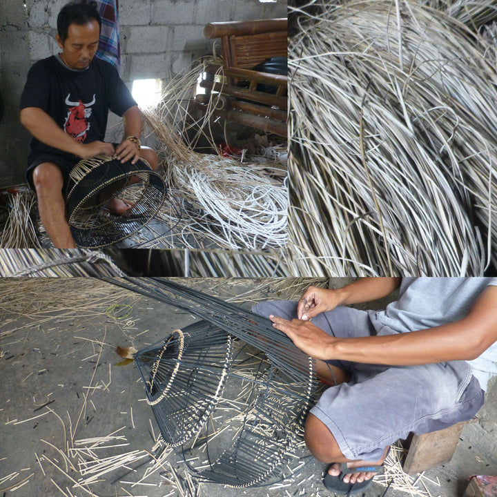 Rattan hanglamp Ava