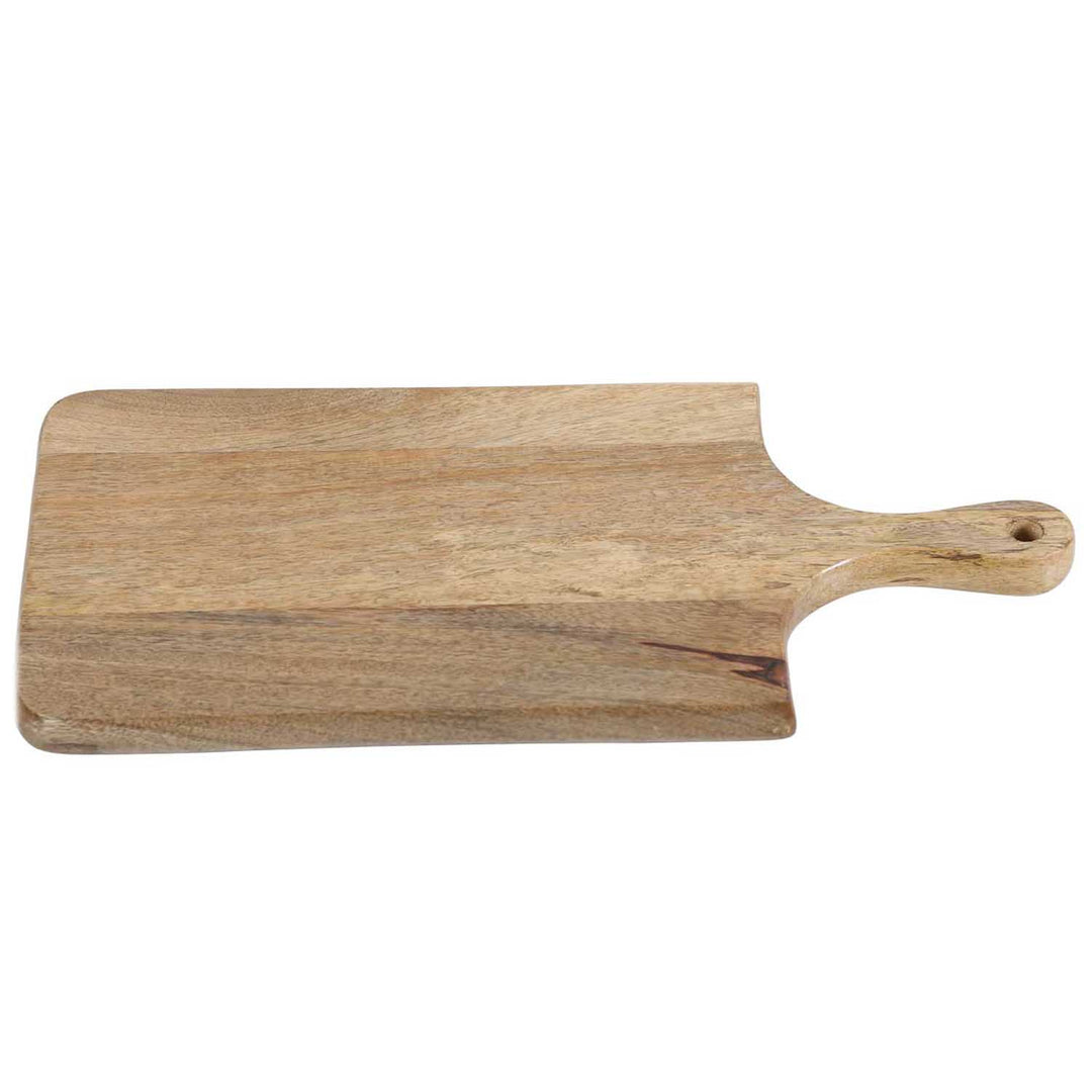 Houten serveerbord 42 cm met brede handgreep