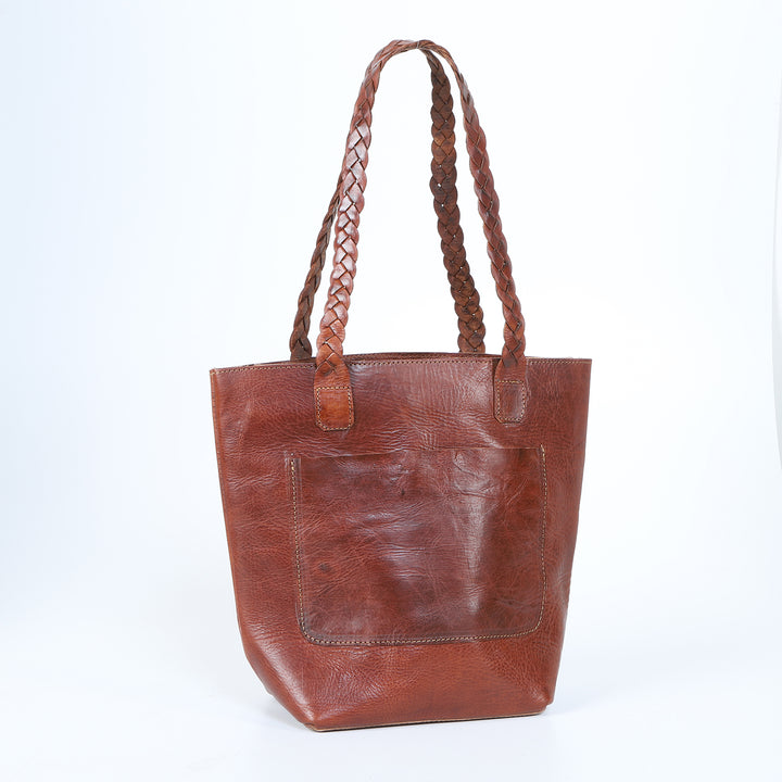Dames lederen tas Delia bruin