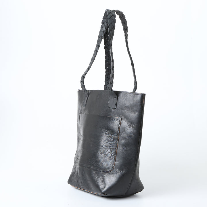 Dames lederen tas Delia Zwart