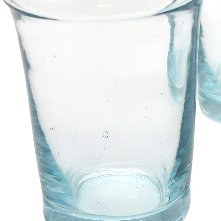 Koffieglazen ingesteld