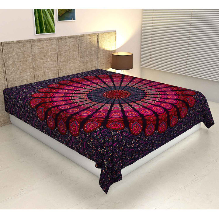 XXL bed throw Mandala Amba 240