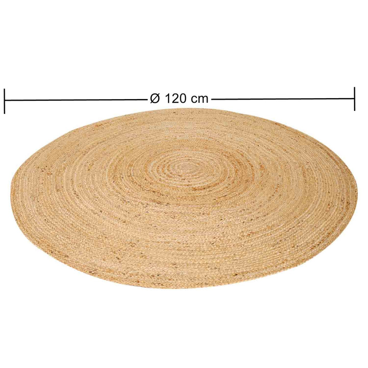 Jute tapijt Tamani Naturel