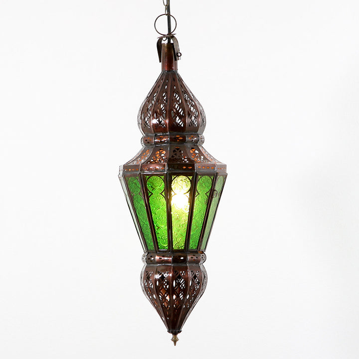 Nura groene plafondlamp