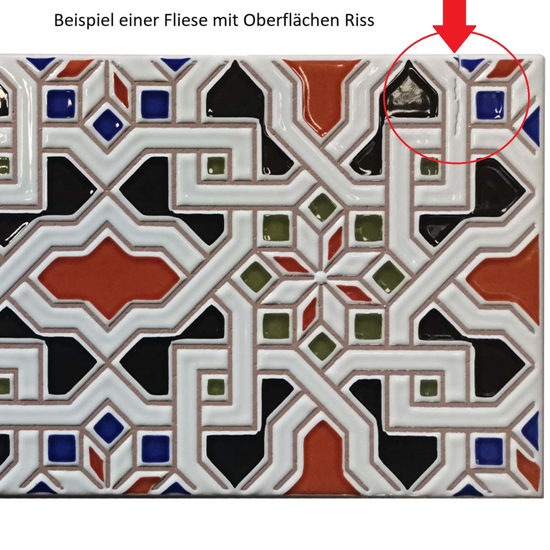 Marokkanische Fliesen Ceuta B-Ware
