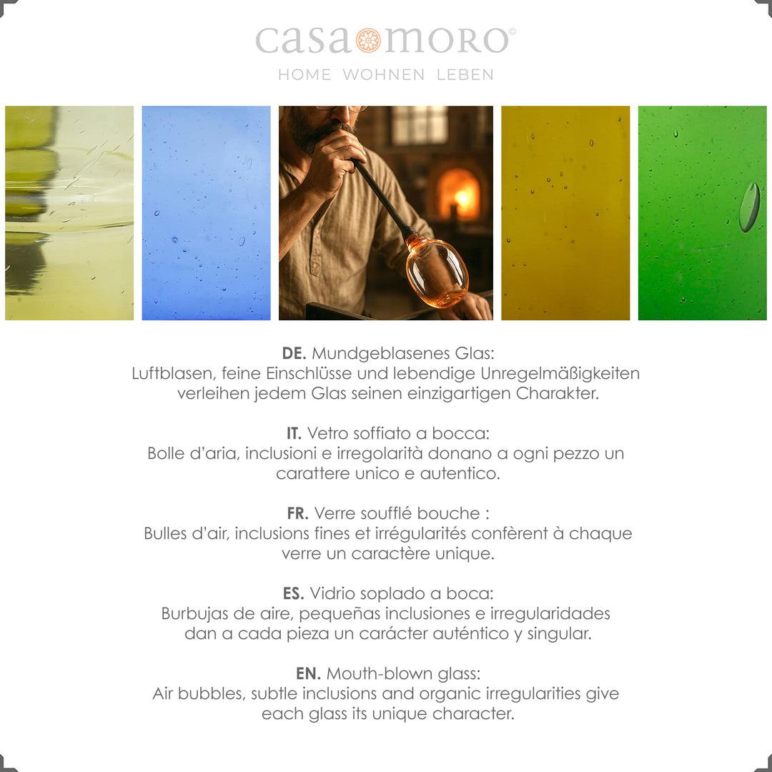 Koffieglazen ingesteld