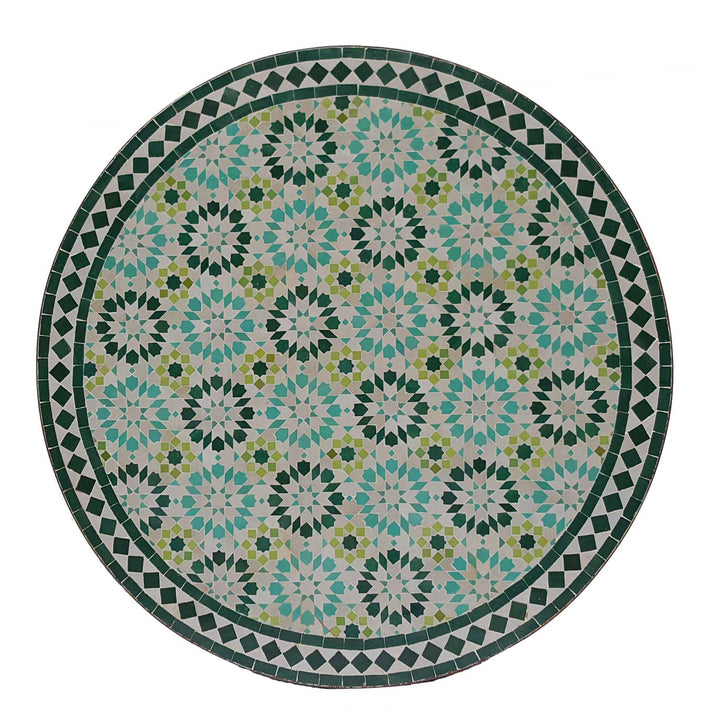 Mozaïektafel D120 Ankabut Turquoise