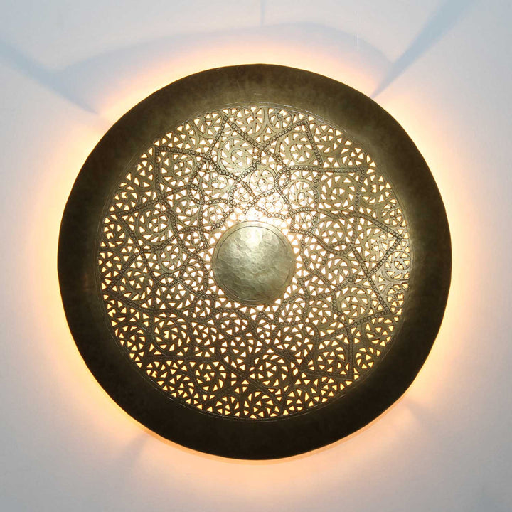 Messing wandlamp Hilal Klein