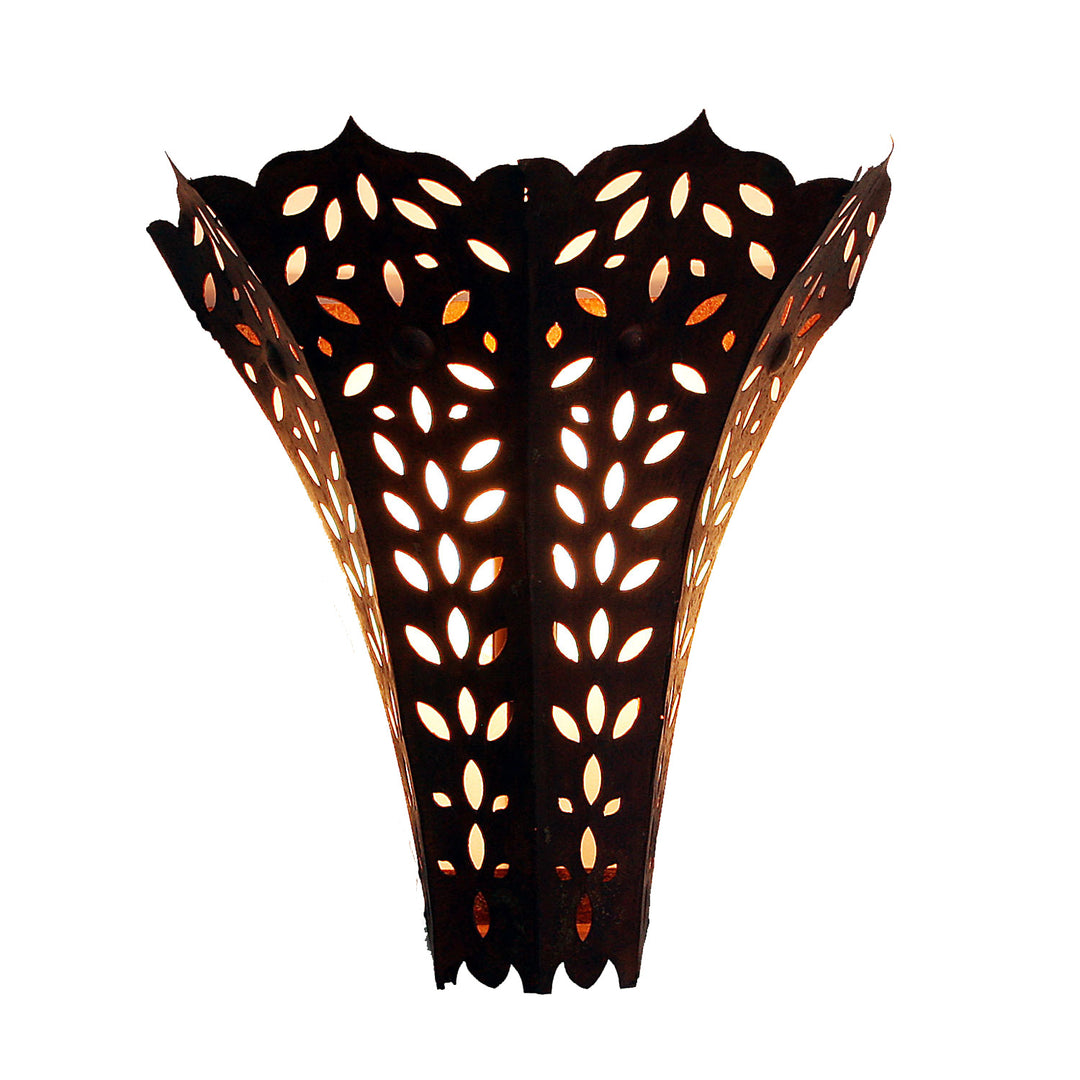 Oosterse ijzeren wandlamp EWL16