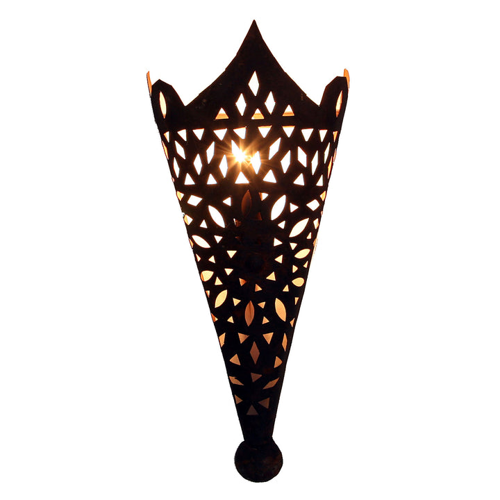 Oosterse ijzeren wandlamp EWL35
