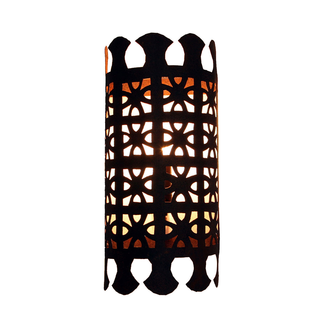 Oosterse ijzeren wandlamp EWL37