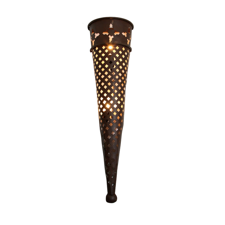 Oosterse ijzeren wandlamp EWL39