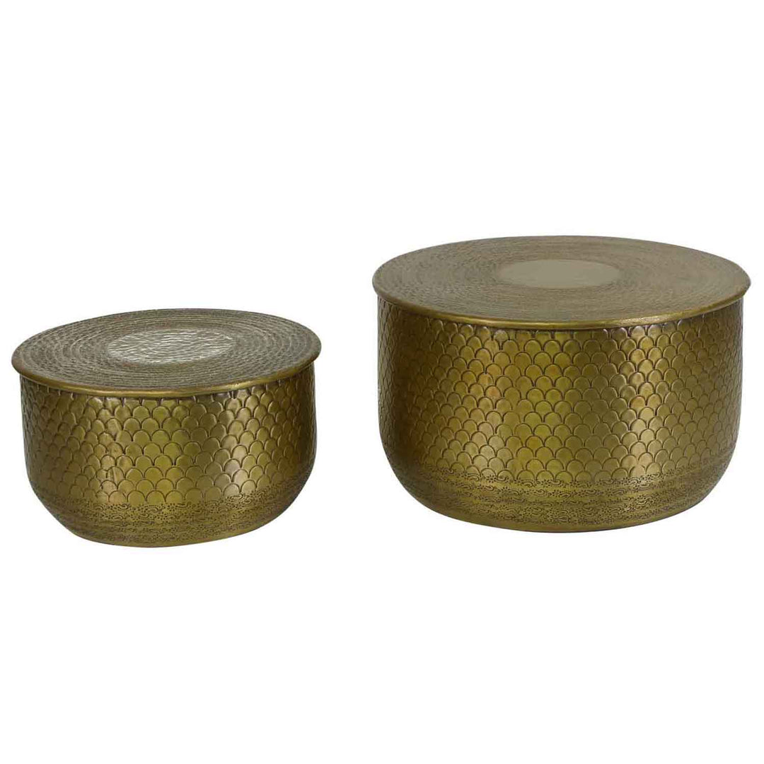 Oriental side table Alava Gold