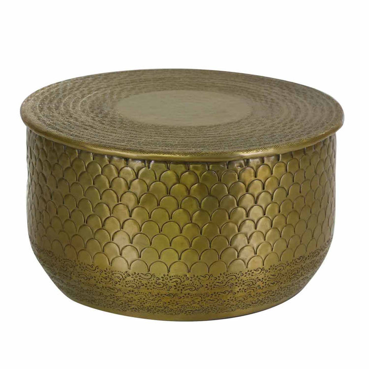 Oriental side table Alava Gold