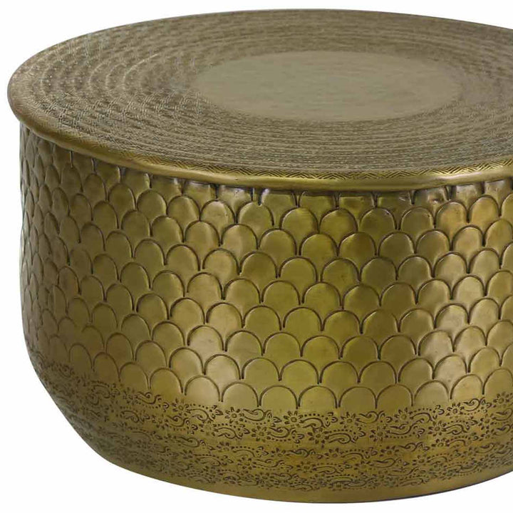 Oriental side table Alava Gold